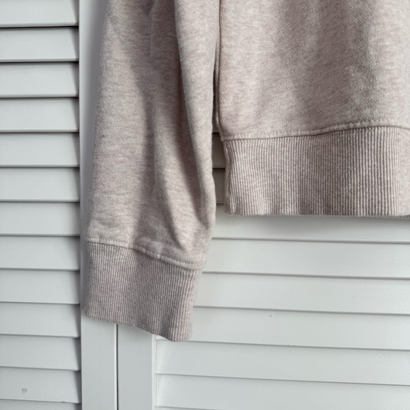 Pact Sandshell Heather Wander Sunset Graphic Slouchy Sweatshirt Cream Medium - Picture 4 of 8